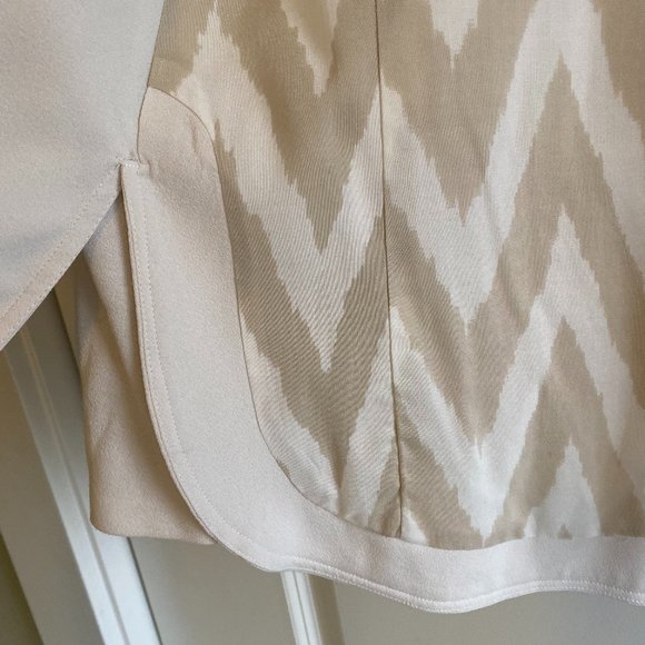 Ella Moss Cream 100% Rayon Blazer, Size Medium - Picture 11 of 13